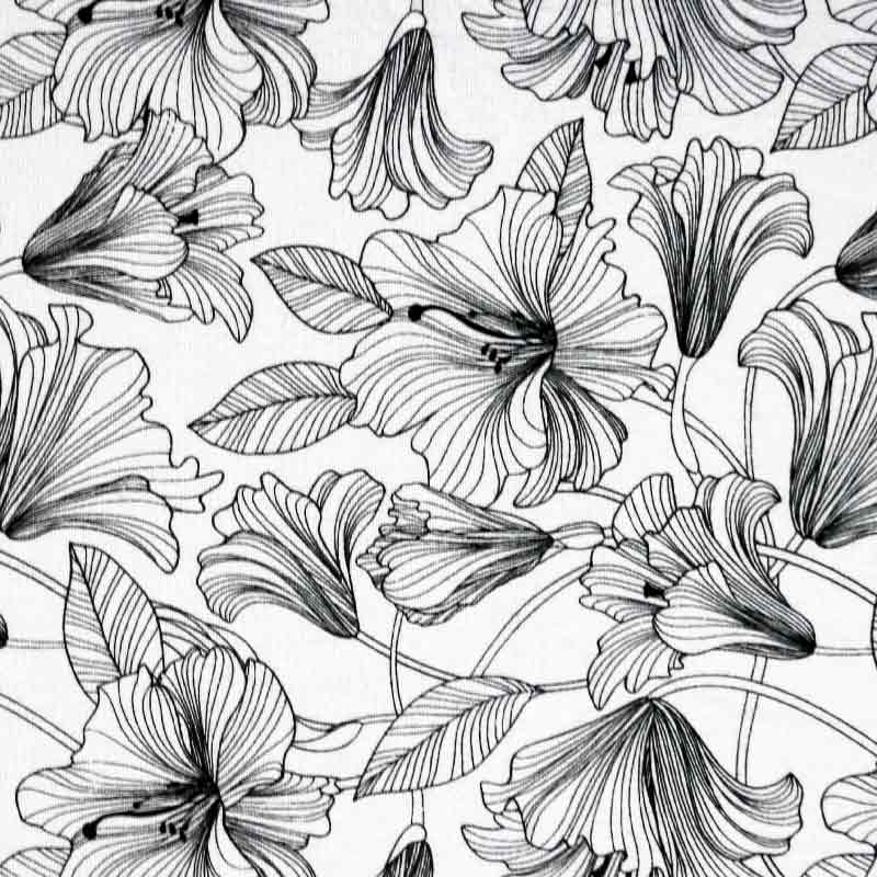 Black Line Floral 2 | Verity Blue Studio