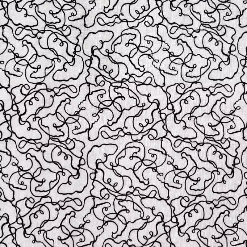 | Verity Blue Studio Squiggles on White