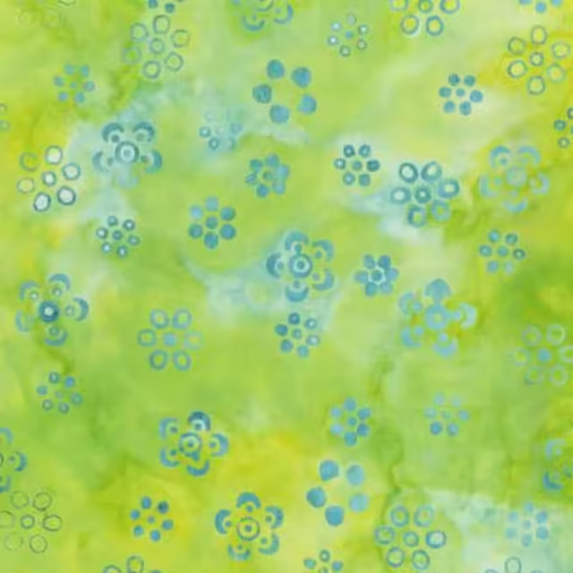 | Verity Blue Studio Batik Chartreuse