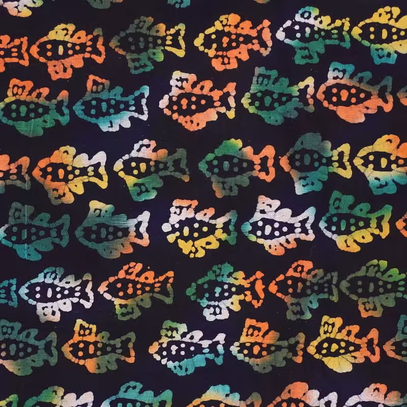 | Verity Blue Studio Batik Fish