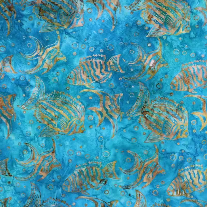 | Verity Blue Studio Batik Goldfish