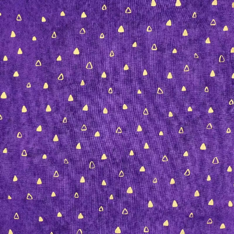 | Verity Blue Studio Klimt Triangles Purple