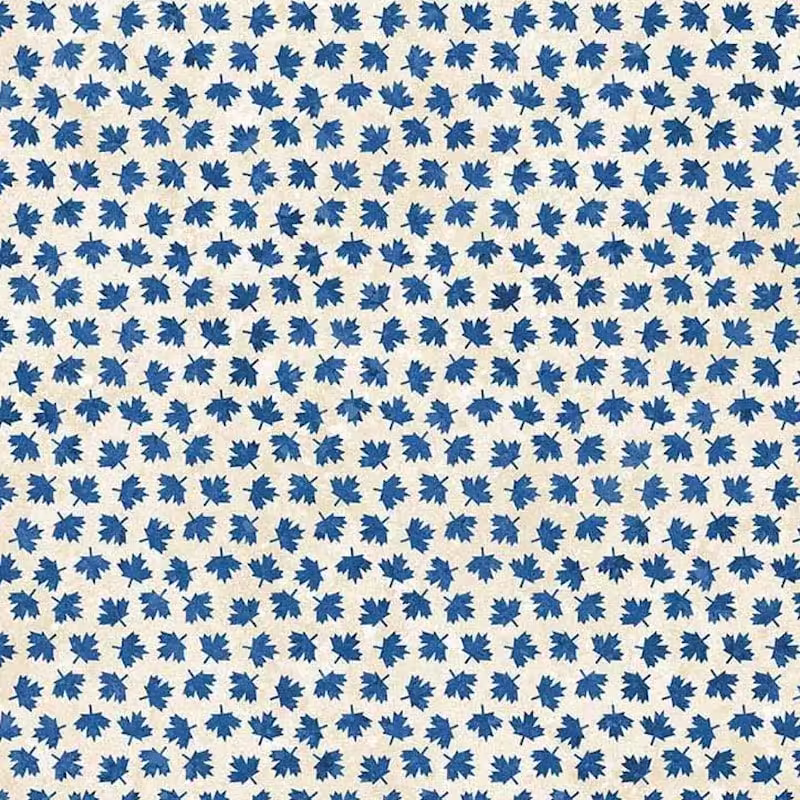 | Verity Blue Studio Small Blue Maple Leaves