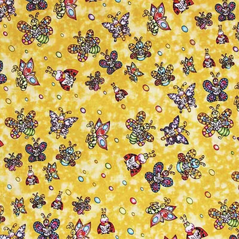 | Verity Blue Studio Bugs on Yellow