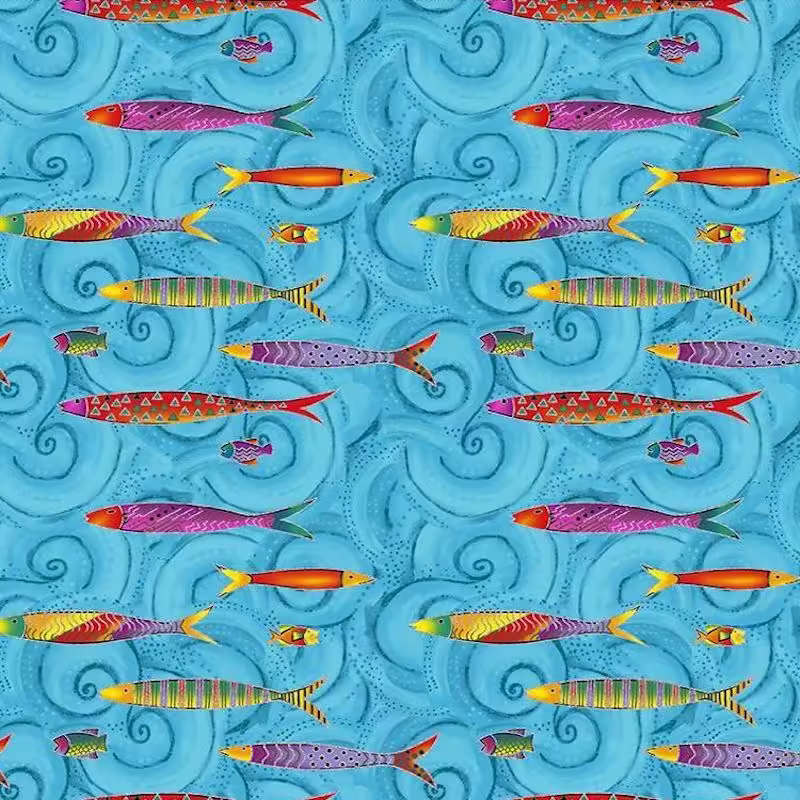 | Verity Blue Studio Fish on Lagoon