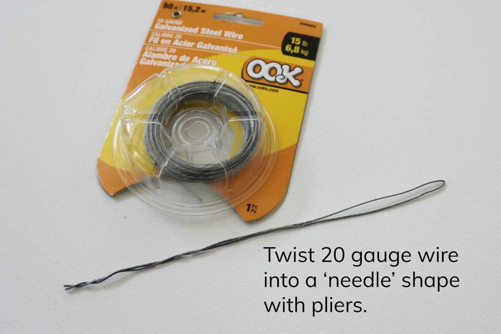 1. Shape wire for ties