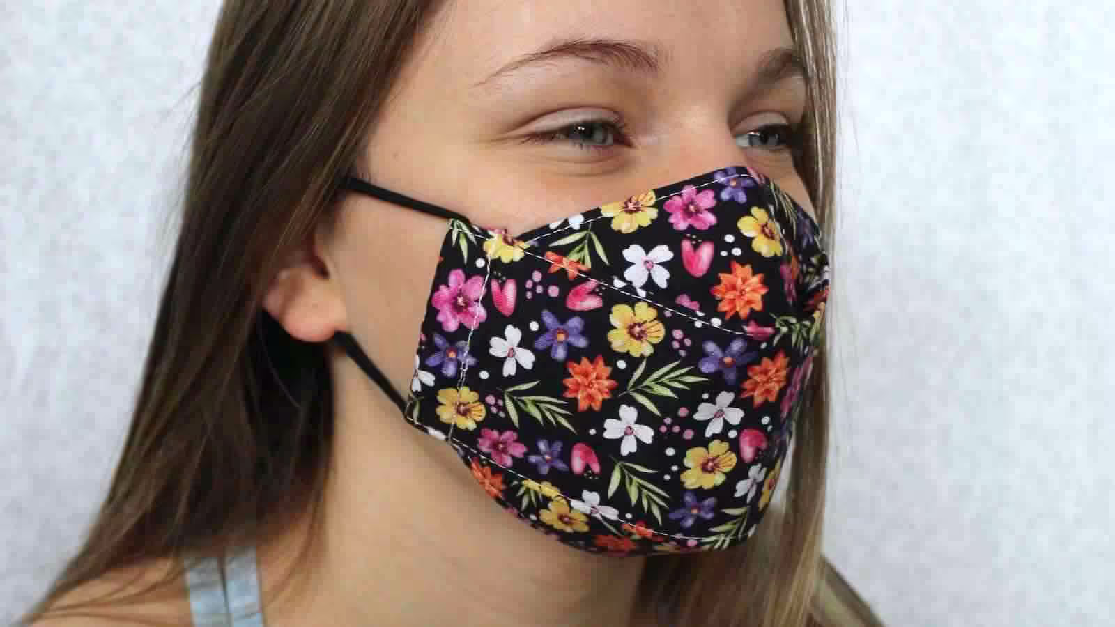 Three Layer Face Covering For Extra Protection
