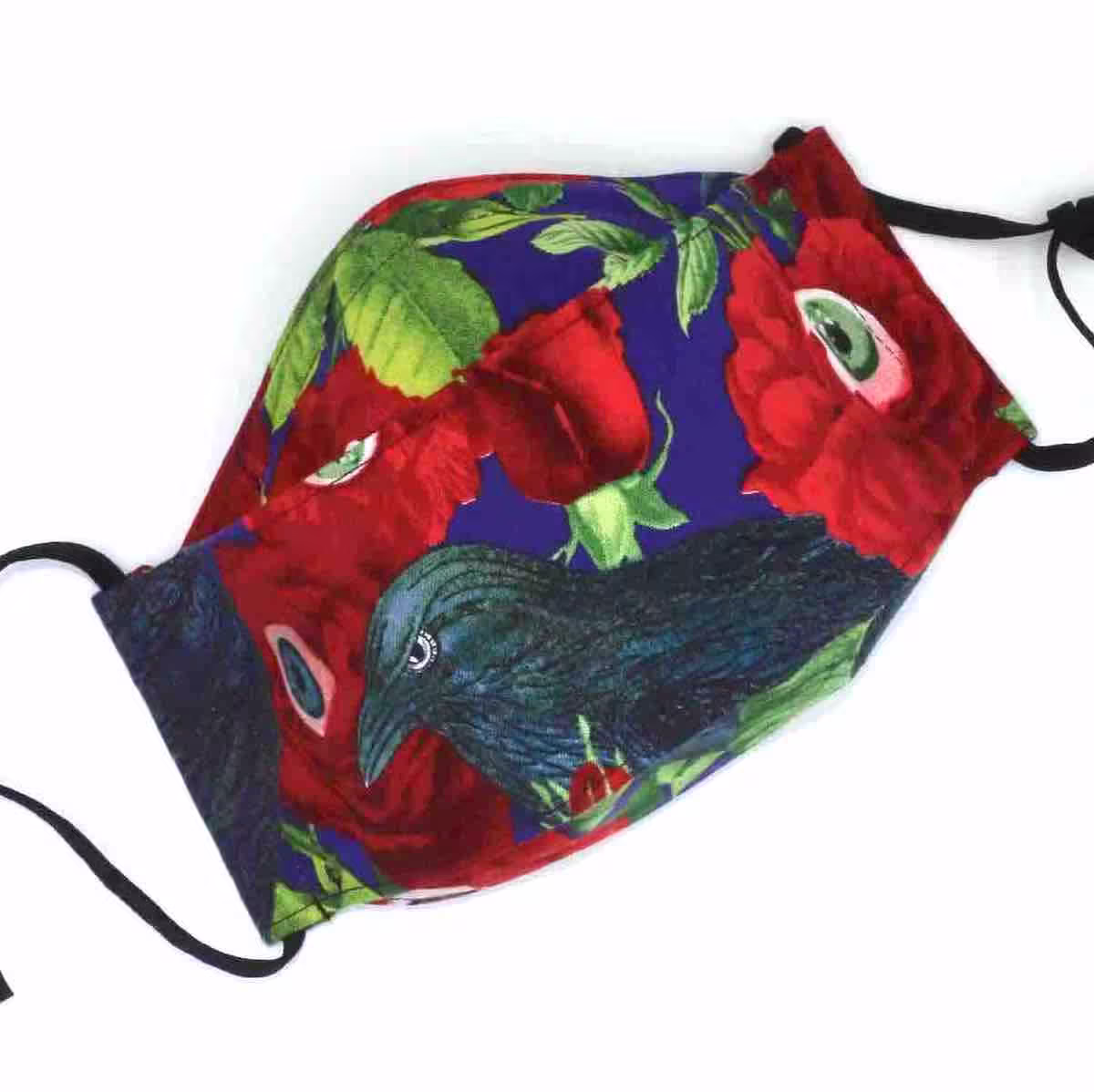 | Verity Blue Studio 3 Layer Silk Face Covering - Image 5