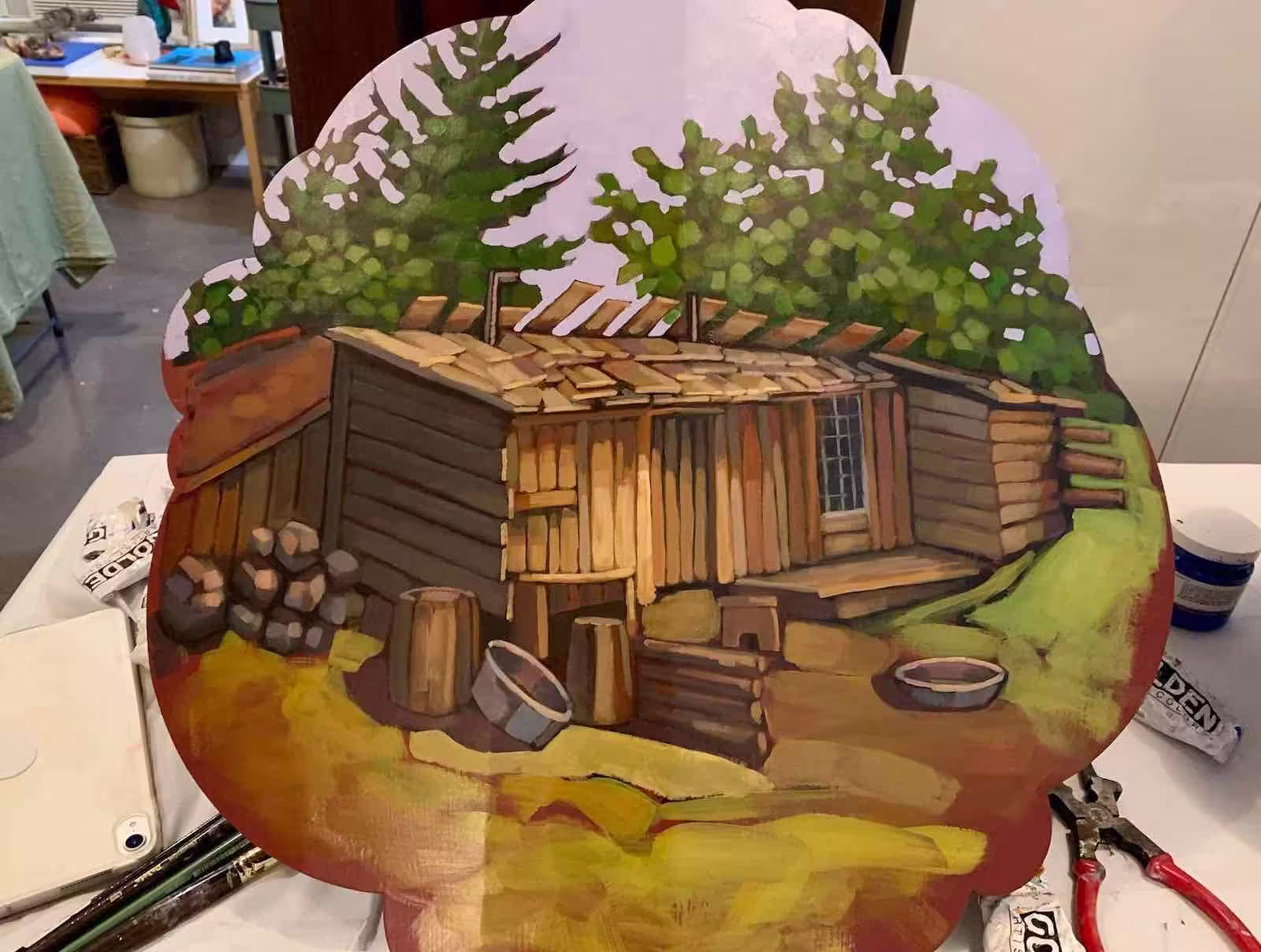 2022 Oro-Medonte Art Trees -shanty